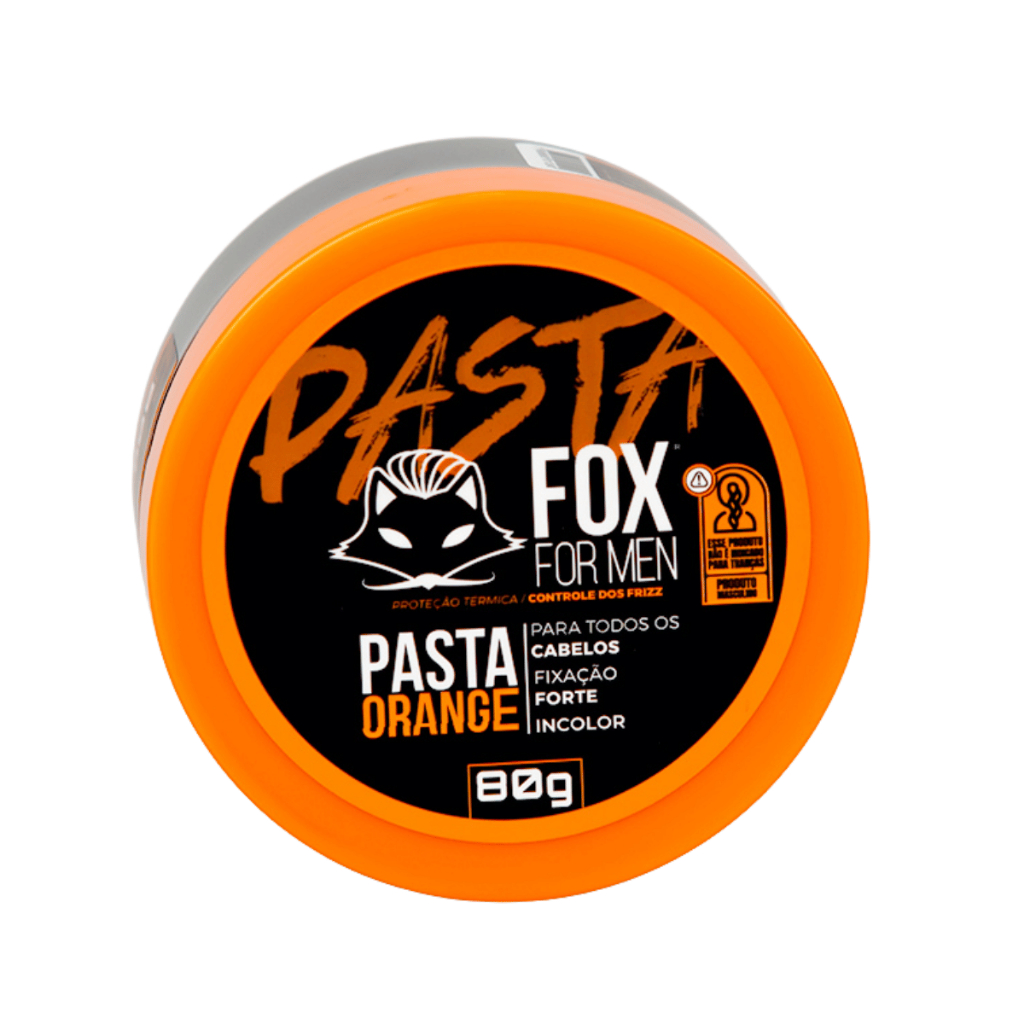 Pomada Modeladora Orange 80g Fox For Men Efeito Brilho