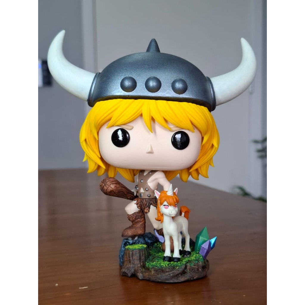 Boneco colecionavel Bobby Caverna do dragão (dungeons and dragons)