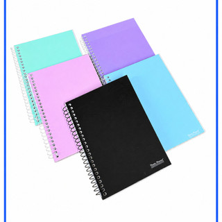 Caderno pequeno A5 Pautado Espiral 80 Folhas Capa Dura Cores Sortidas Pequeno Escolar Faculdade Anotações
