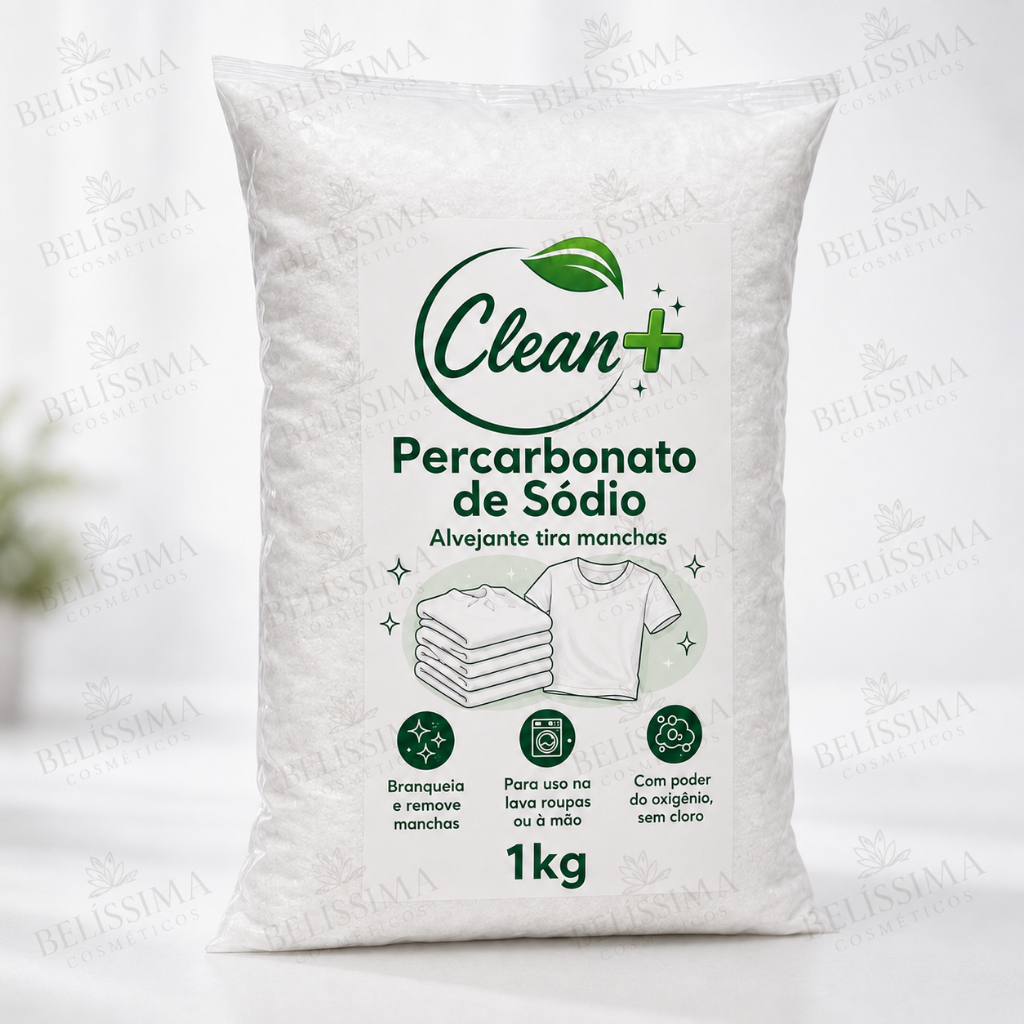 Percarbonato de Sódio 100% Puro Limpeza Em Geral Tira Manchas Roupas Brancas 500g/1kg /2kg