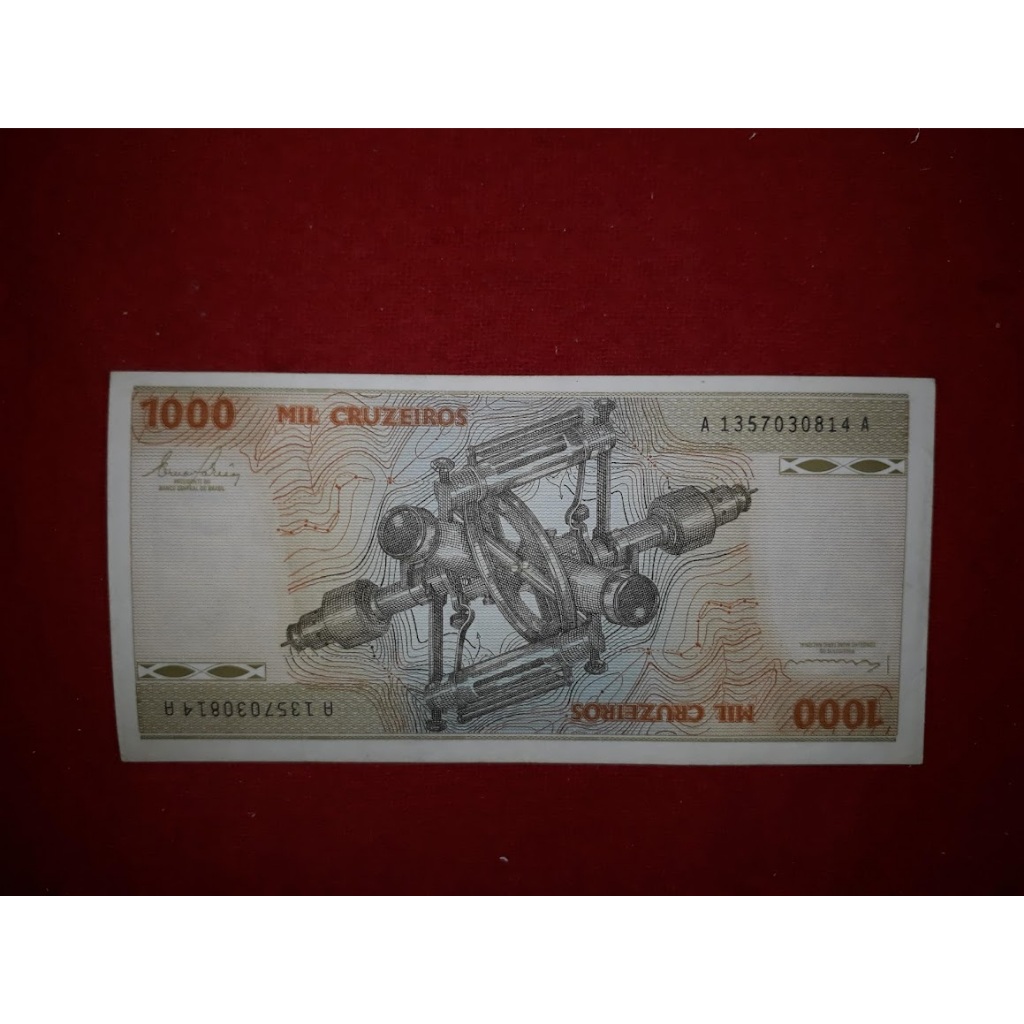 Cedula C 154 1000 Cruzeiros 1980 - SOBFE