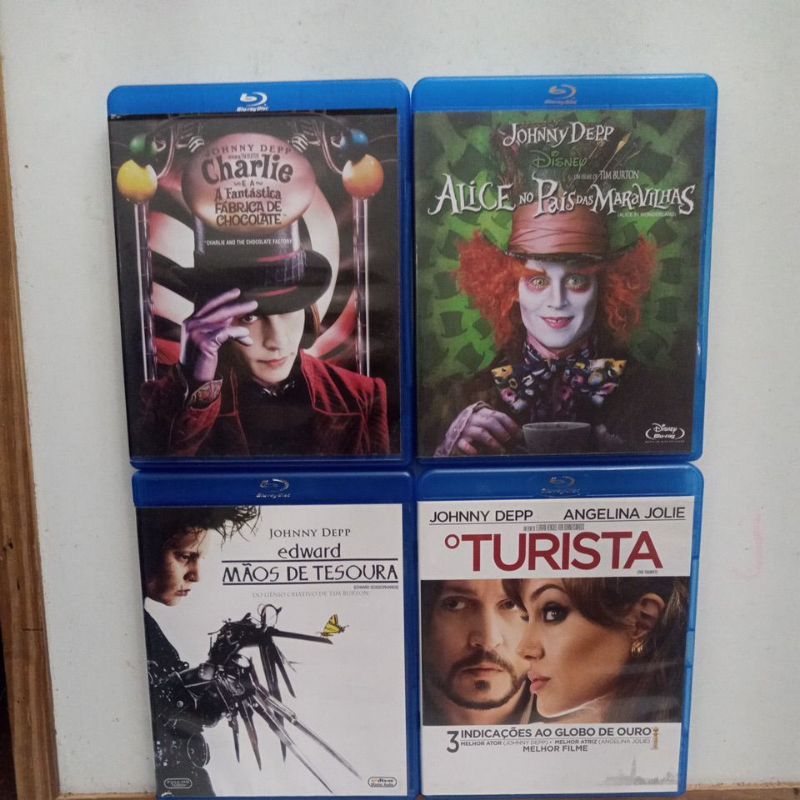 Coleção A fantástica fábrica de chocolate - Johnny Depp original.