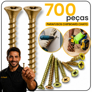 Kit Parafusos Marcenaria 3,5mm Todas Medidas 100 Cada