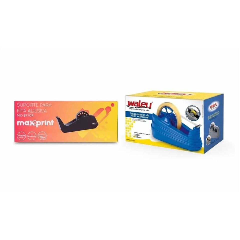 Suportes para Fita Adesiva Maxprint e Waleu