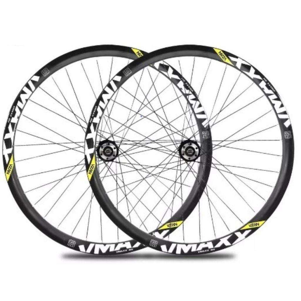 Par Rodas Aro 26 Vzan Vmaxx DH Alumínio Disco 36 Furos Bike MTB Reforçada