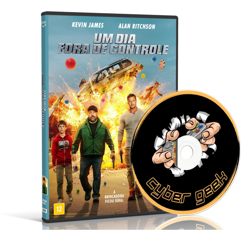 FILME - UM DIA FORA DE CONTROLE (DVD AUTORADO)