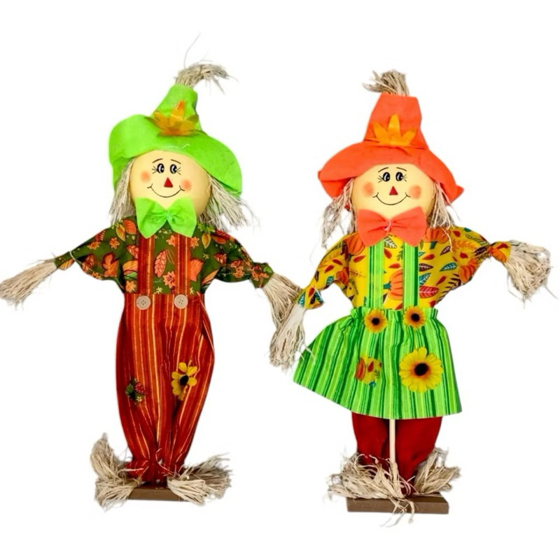 Enfeite Boneco Junino Em Pé Grande | 65x42cm | Unidade Ou Casal | Quadrilha, Festa Junina, São João | Palha, Arraiá