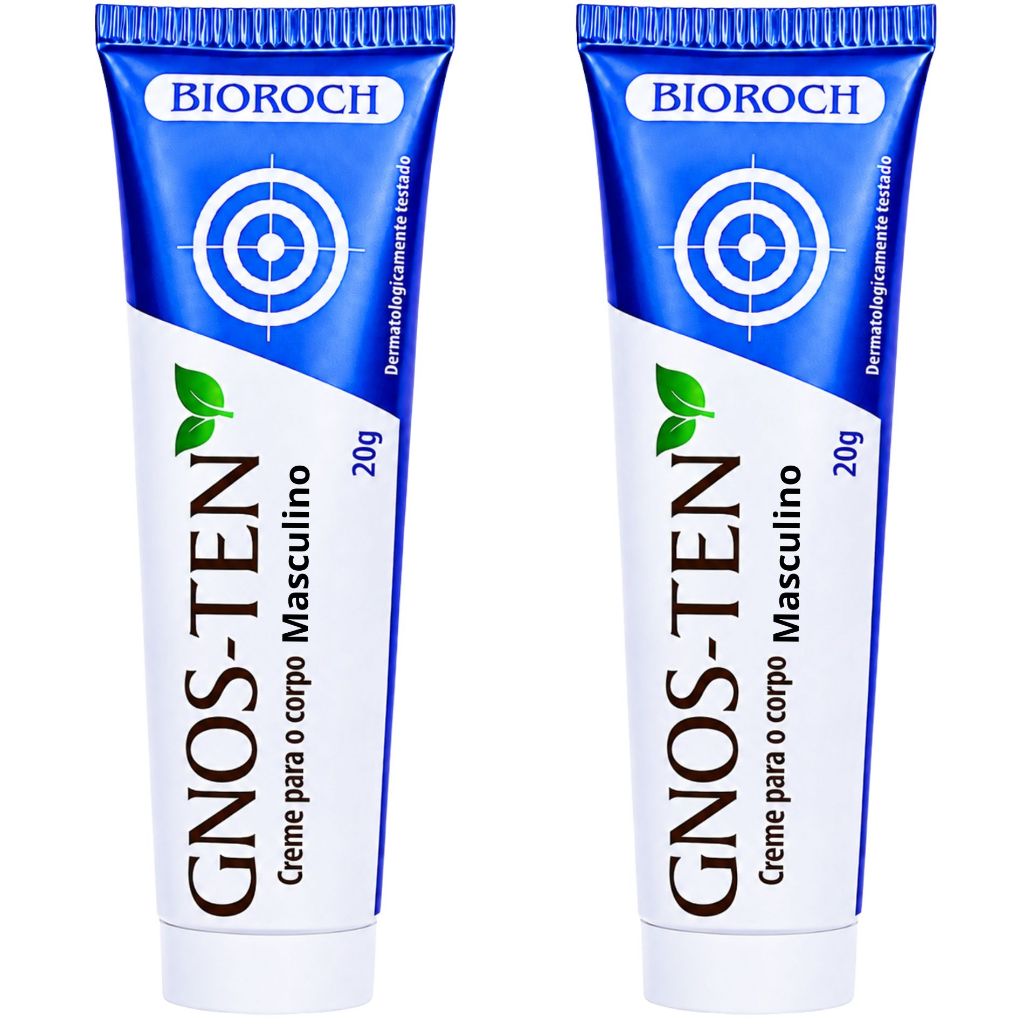 Pomada intima masculina Gnos-ten KIT 2unidades Higiene e conforto