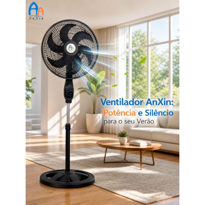 Ventilador de chão 40cm 6 pás AnXin 220v 75w