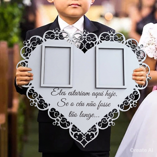 Casamento Personalizado MDF Placa Lá Vem a Noiva + Porta Aliança + Placa Lembrança Rústico