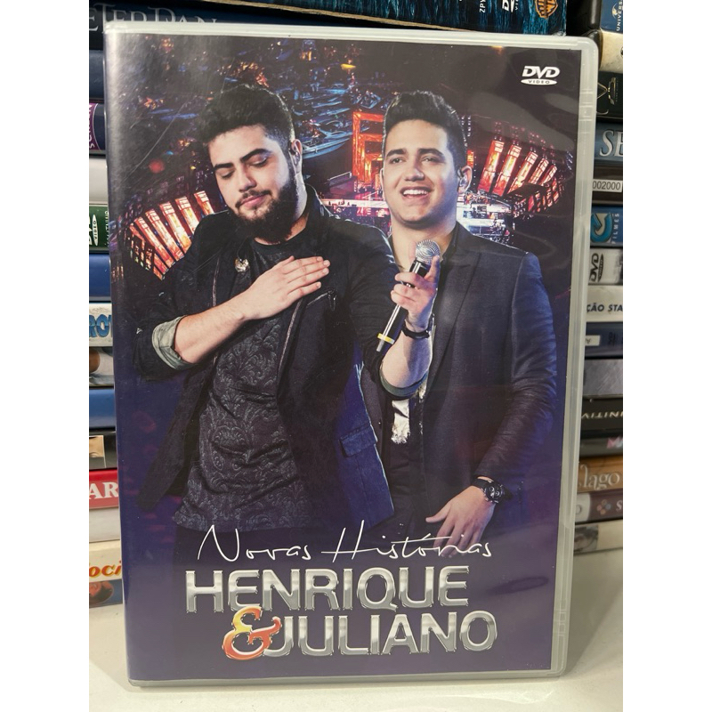 DVD Henrique & Juliano Novas Histórias Original Sertanejo