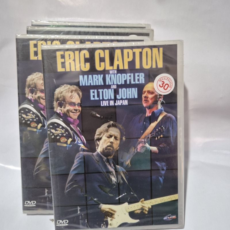 Dvd Original - Eric Clepton With Mark Knopfler With Elton John - Live In Japan