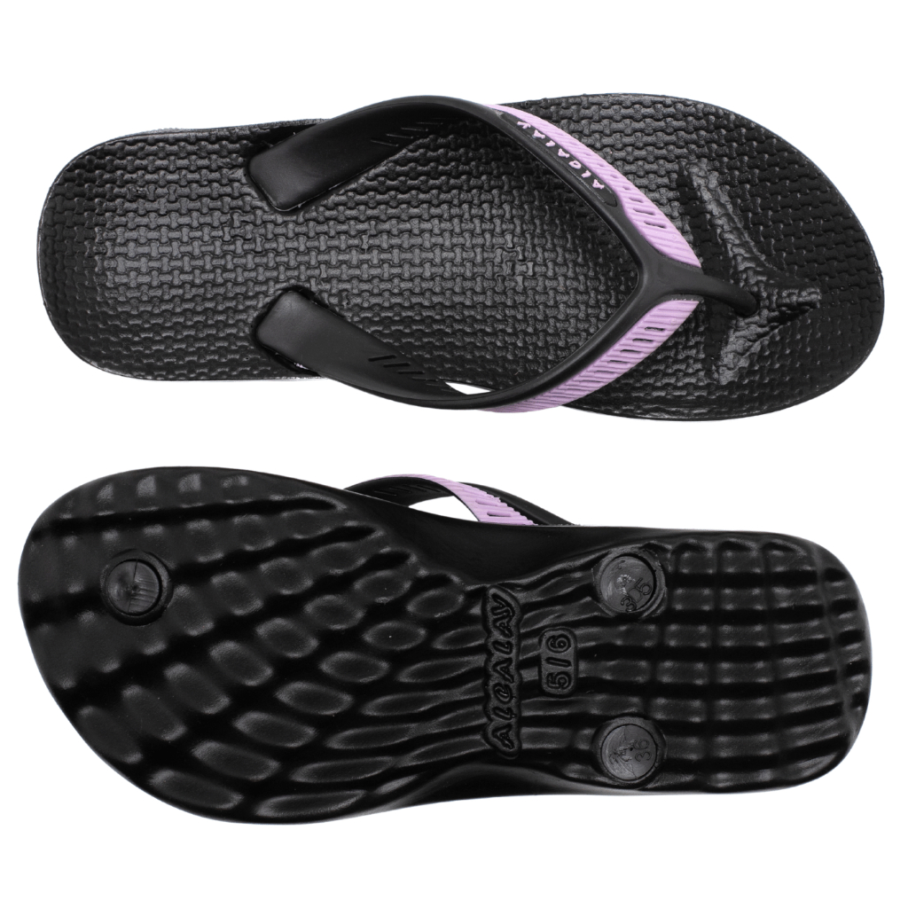 Chinelo Alcalay Feminino Conforto Anatômico Solado Antiderrapante Lilás