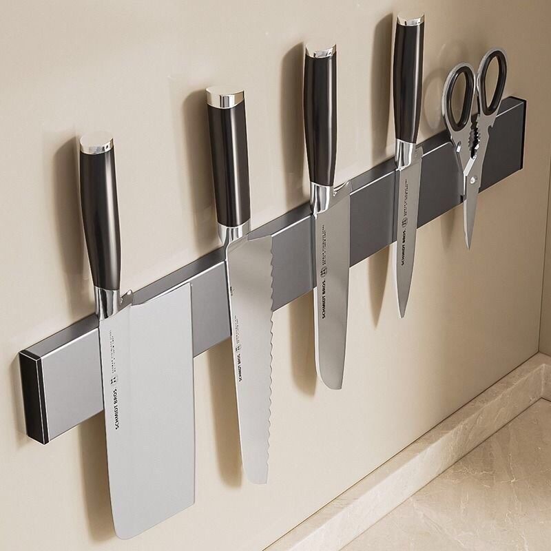 Barra Magnética De Parede Para Faca Utensílios Organizador Porta Imã Faqueiro 50CM Aço inoxidável