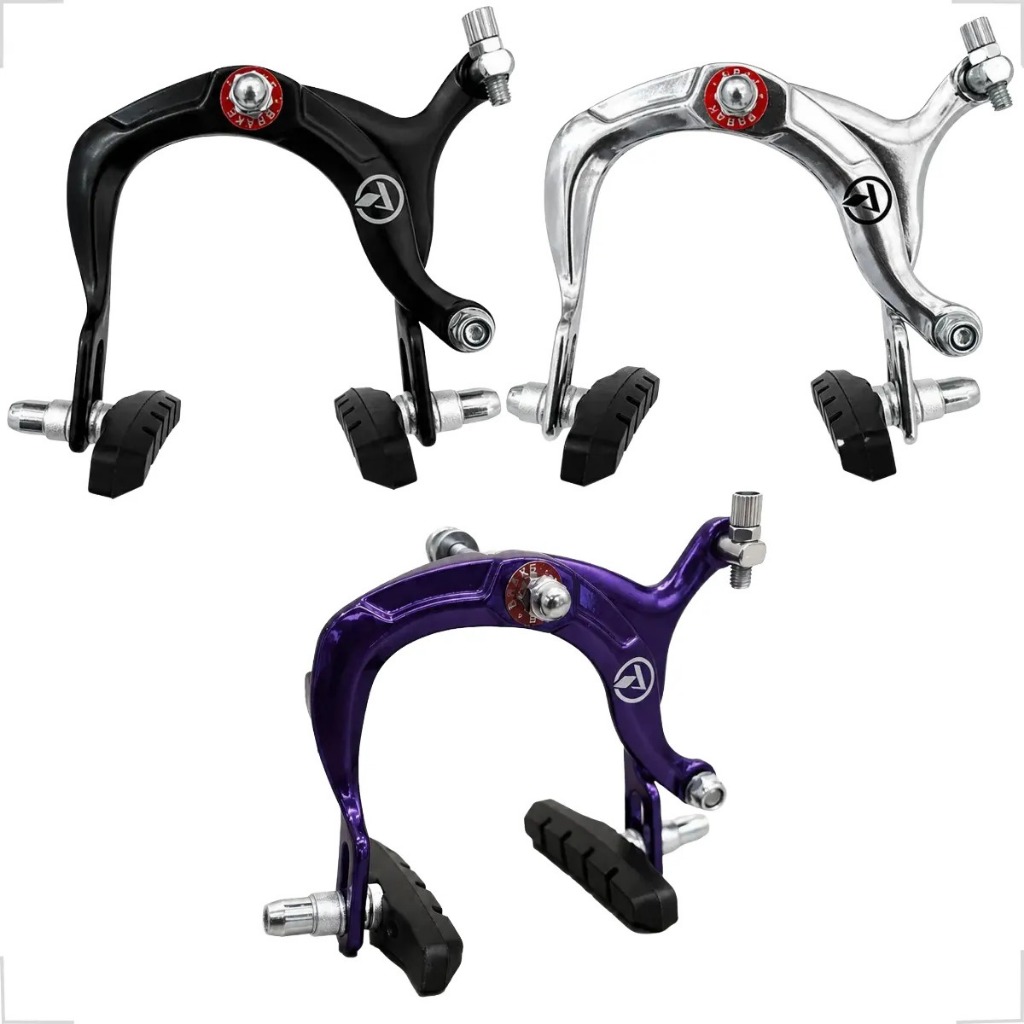 FREIO FERRADURA SIDE PULL ABSOLUTE BRUTUS BIKE GRAU SPEED