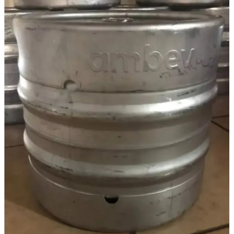 BARRIL 30 LITROS AMBEV PARA  CHOPP  BRAHMA OU STELLA) só o casco