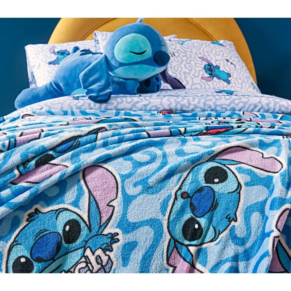 Manta Cobertor Solteiro Casal e Queen Fleece Disney Lilo & Stitch Carros Original Personagens Disney