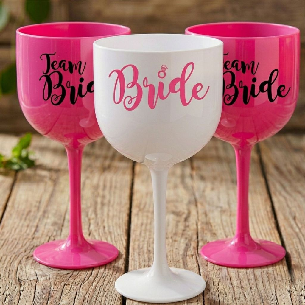 Kit taças de gin despedida de solteira team bride festa balada das amigas