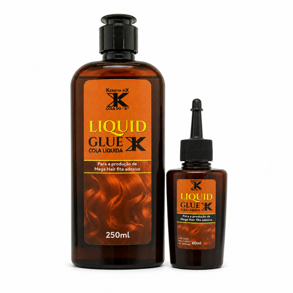 Cola Líquida Mega Hair Para Produção De Fita Adesiva - 250ml Original