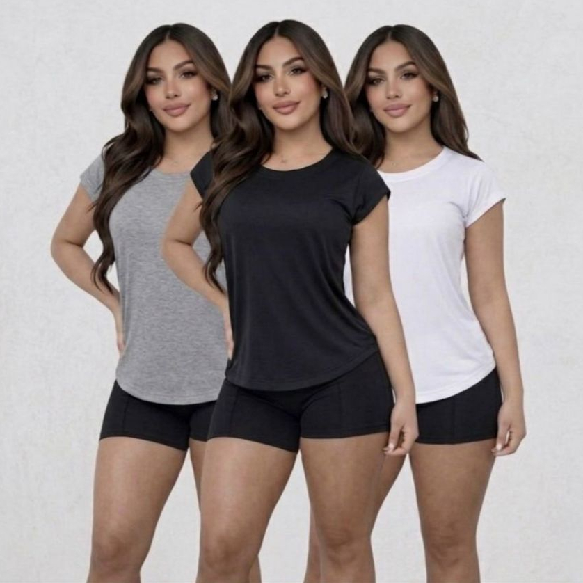 Camiseta Dry Fit Feminina Leve Confortável e Respirável para Treino Academia Caminhada e Musculação