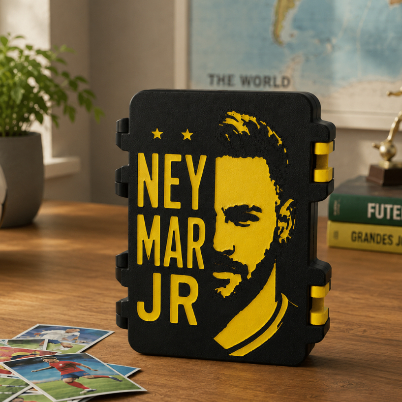 Porta Figurinhas Copa Do Mundo Caixinha Organizadora Para Cards Álbum Jogador NJR Resistente Premium Top 2026