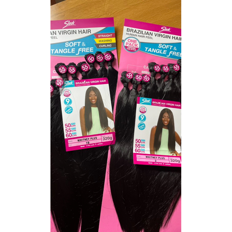 Cabelo Bio Fibra Whitney Liso - Brazilian Virgin Hair Sleek