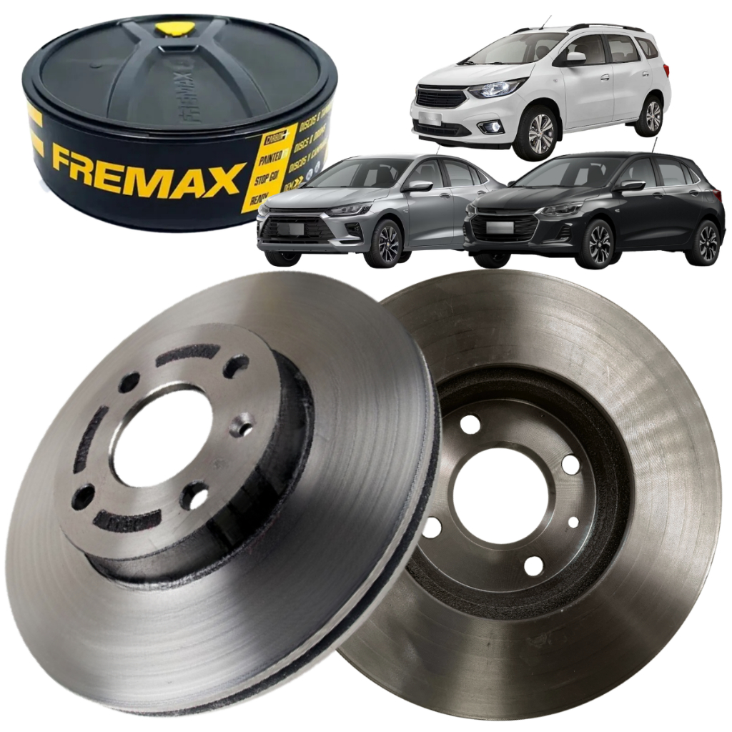 Par Disco Freio Dianteiro Original Fremax Onix Turbo 1.0 2020 2021 2022