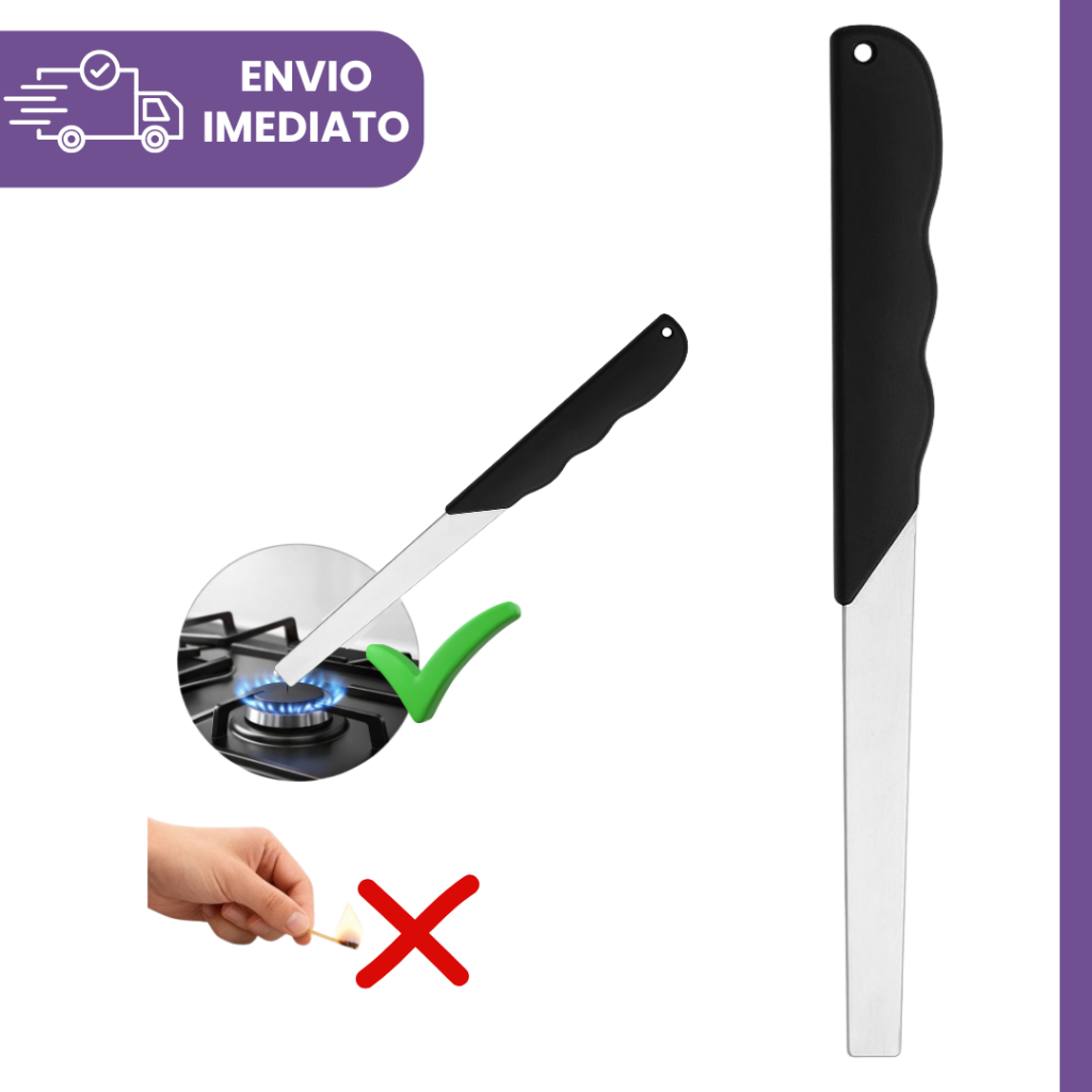 Acendedor de Fogão sem Gás Premium Multi Disparo com 22cm Acendedor click faísca Manual