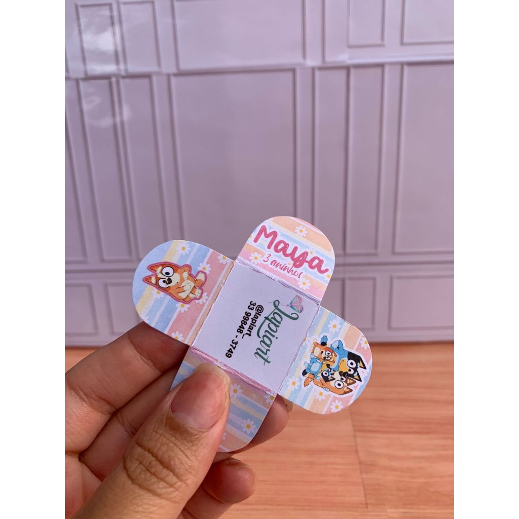 Forminha de doce brigadeiro personalizada BLUEY E BINGO MENINA - aniversario - chá de bebê - casamentos