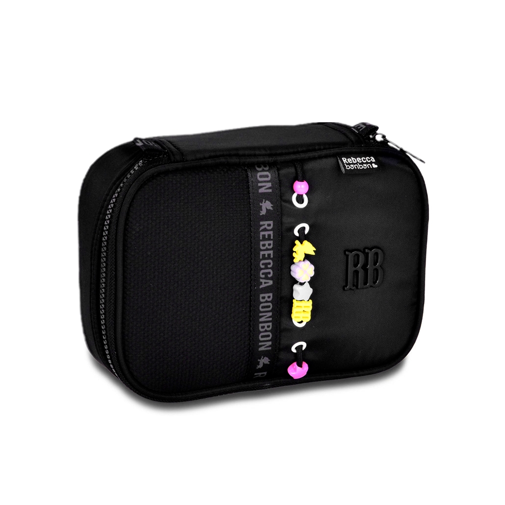 Estojo Box Escolar Rebecca Bonbon BTS Now United Stitch Bolso Duplo - Promoção.