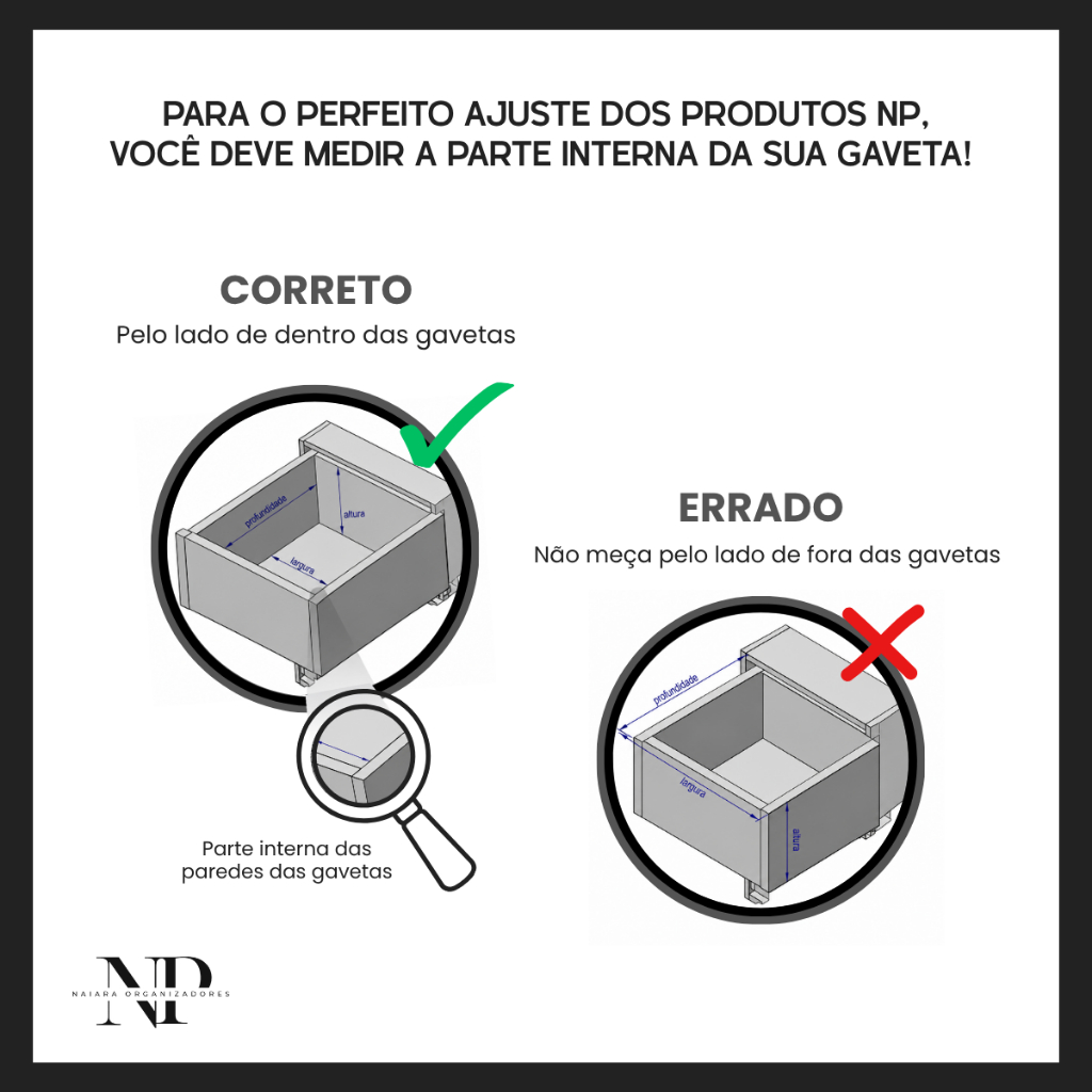 Detalhes do Divisor Talheres Organizador Gavetas Praticidade Ordem Casa Cozinha OG-110