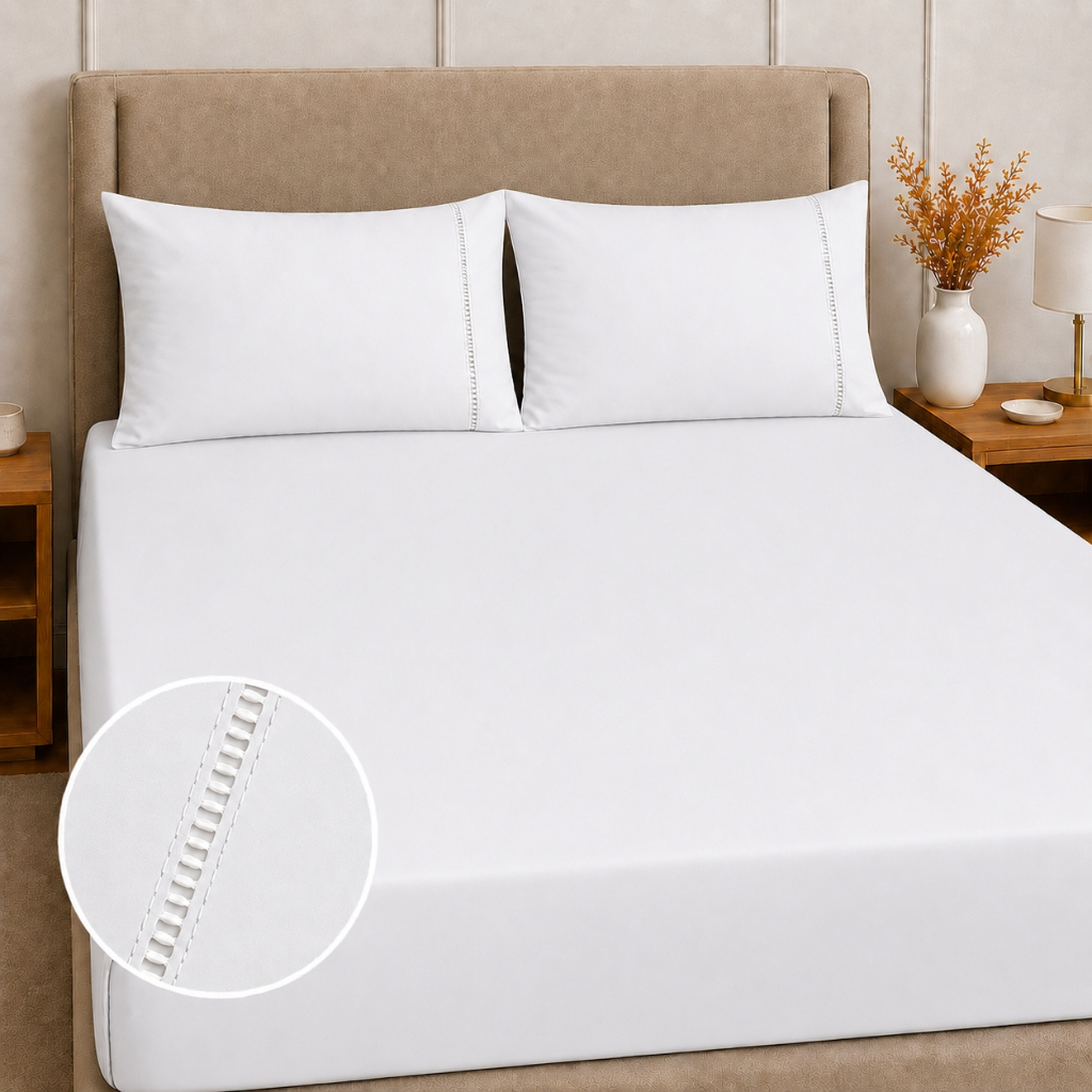 Jogo De Cama Extra Macio Lençol Elástico Com Fronhas 400 fios Micropercal · foto 2