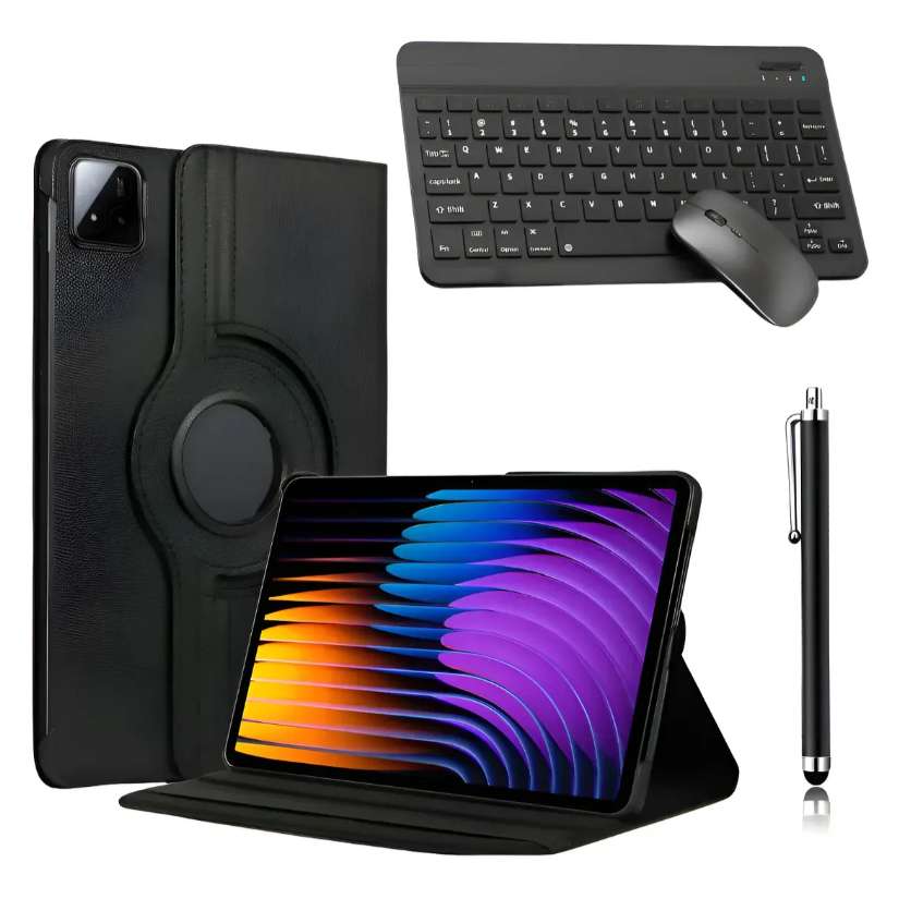 Capa P/ Tablet Redmi Xiaomi Pad 7/ 7 Pro 11.2 + Teclado