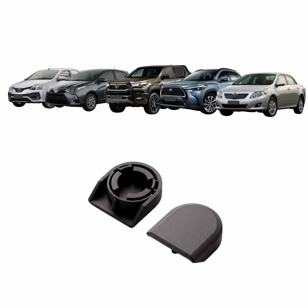 Par Capa Parafuso Braço Limpador para Corolla Hilux Sw4 Etios