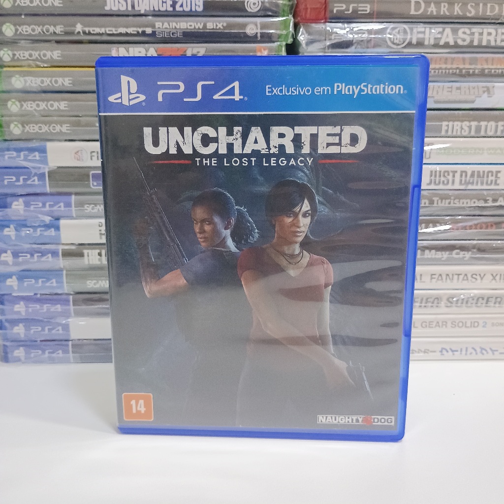 Uncharted the lost legacy- jogo de PS4 original mídia física