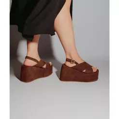 Anabela plataforma feminina tamanco feminino anabela