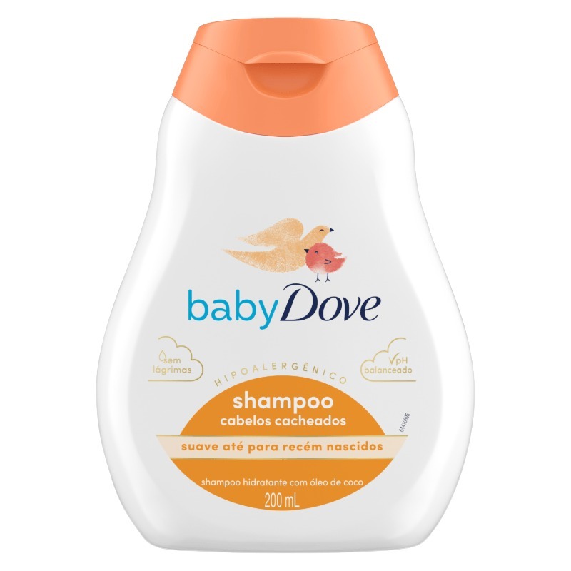 Shampoo Baby Dove Cabelos Cacheados 200ml