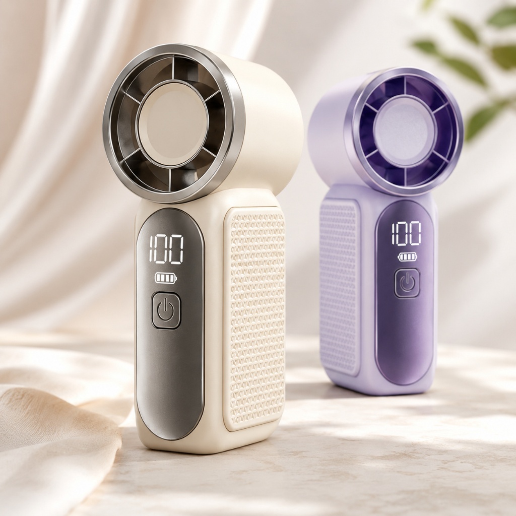 Mini Ventilador USB Recarregável Portátil com Velocidades Ajustáveis, Confortável e Versátil – Perfeito Para Todos os