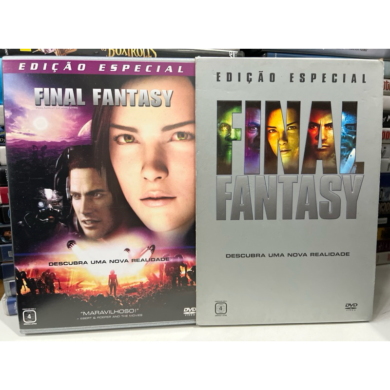 DVD Final Fantasy The Spirits Within Edição Especial Original Com Slipcase Colecionador Raro Gamer