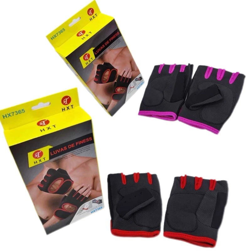 Luvas Fitness Academia Crossfit Musculação Antiderrapante Respirável 7365