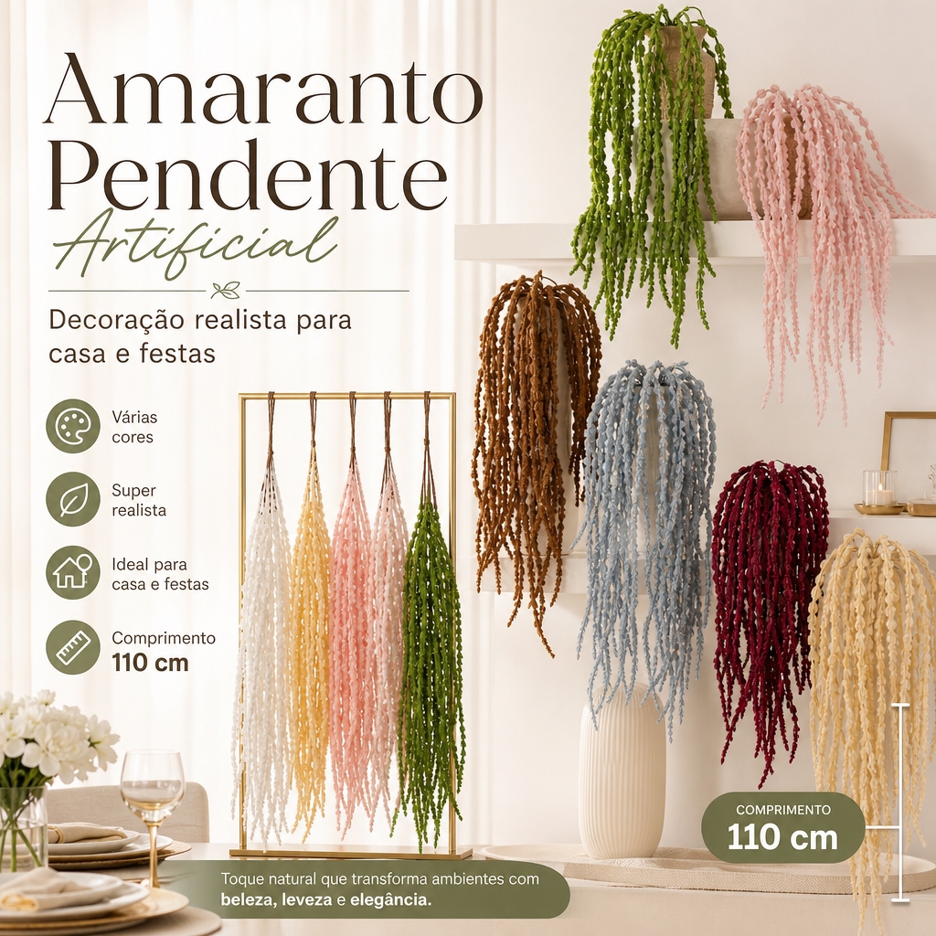 As decorações artificiais de amaranto podem ser usadas para decoração de casamentos, decoração de casa e decoração de ja