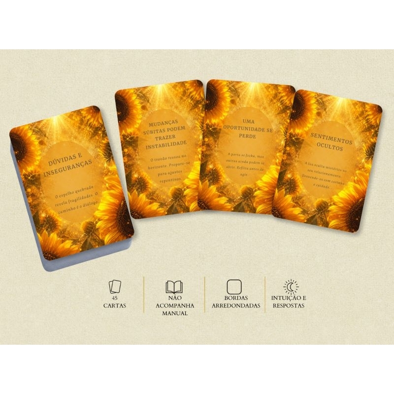 Tarô Oráculo da Cigana – 40 Cartas Diretas | Baralho Cigano Espiritual | Cartas com Respostas Rápidas