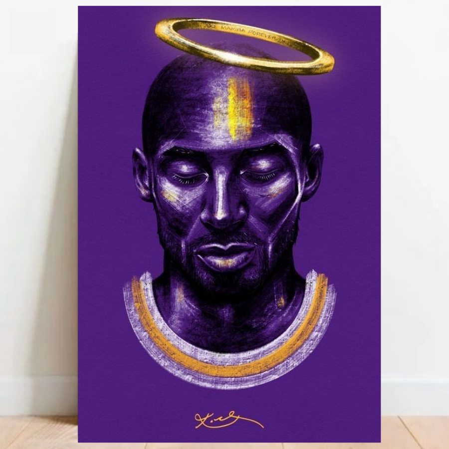 Quadro Placa Decorativa Kobe Bryant Lenda Basquete NBA jogador Esporte 02