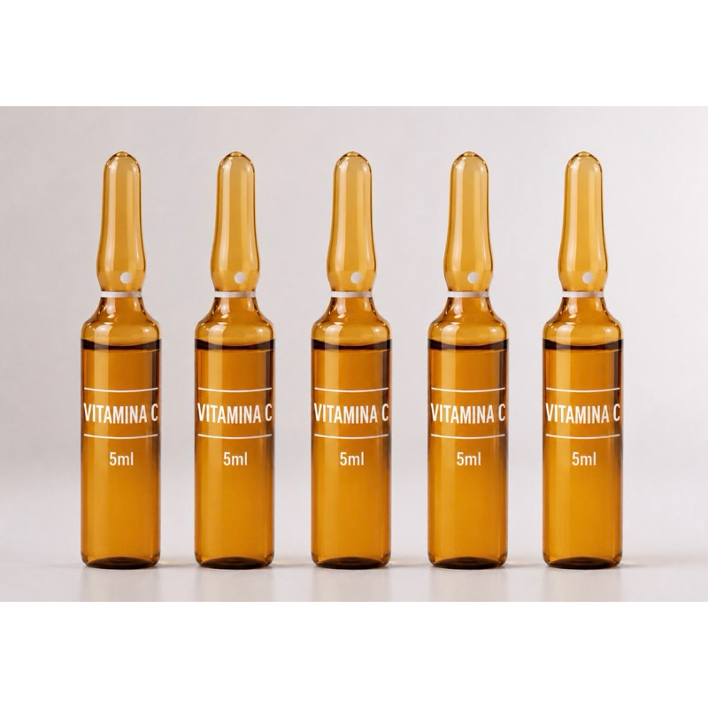 kit 5 ampolas vitamina c