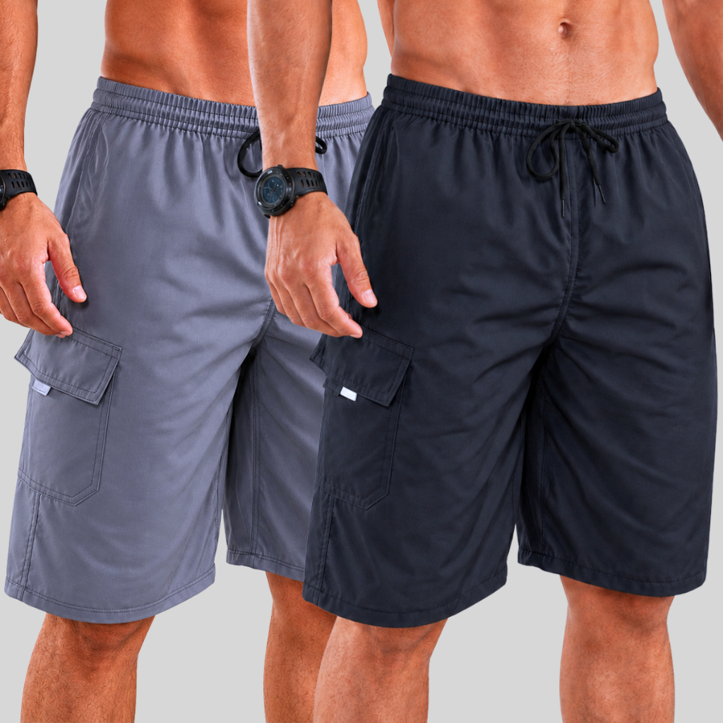 Kit 2 Bermuda Masculina Cargo Bermudas Masculinas Brim Short Masculino Bolso …