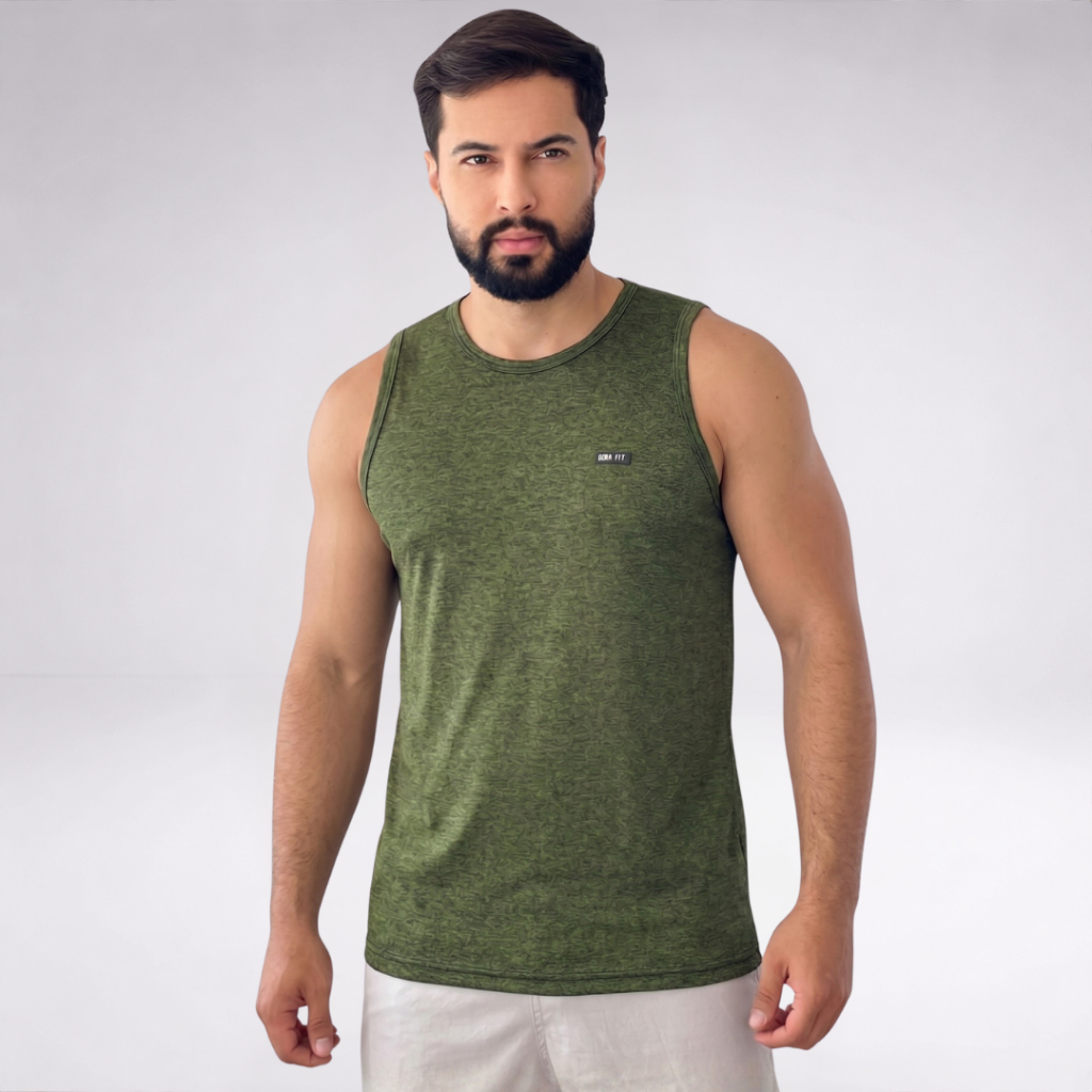 Camiseta Regata Dry Fit Masculina Malha Fria Ideal Para Treino E Academia Corrida