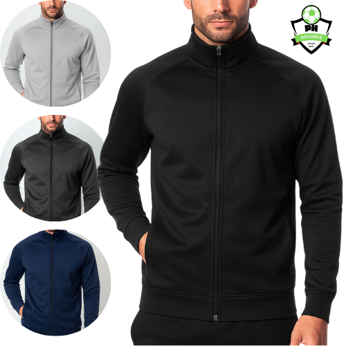 Jaqueta Casaco Chimpa Masculino Com Gola Alta Liso Com Bolso Moda Inverno Esportivo Todo Liso