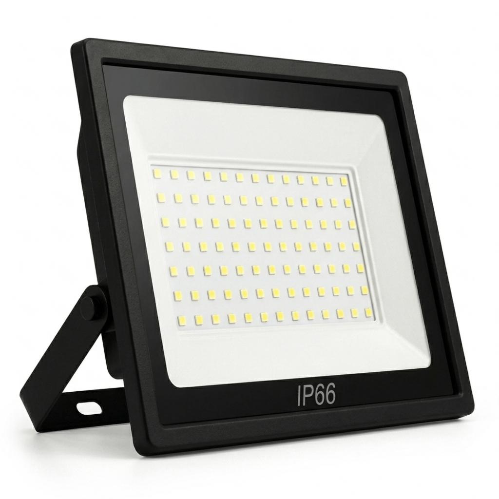 Refletor Led Compacto 1000w Holofote Prova D'água Bivolt Branco Frio