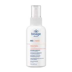 Tônico Facial Iluminador BioAge Bio-C Nano Loção Adstringente Vitamina C Ácido Hialurônico Antissinais 120ml