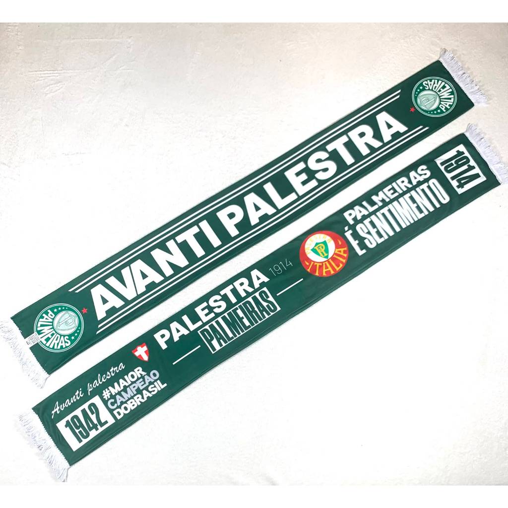 Cachecol Palmeiras Dupla Face Soft Mod.02 MOD. NOVO